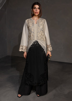 Black Kurta Set for Women