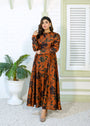 Rust orange Maxi for Women