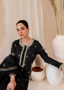 Black Kurta Set for Women