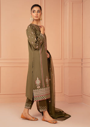 Olive green Kurta Set for Women