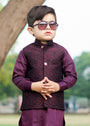 Maroon Waistcoat for Boy