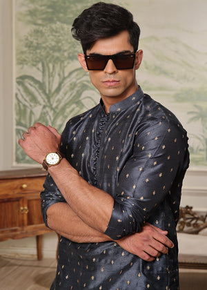 Grey Kurta for Men