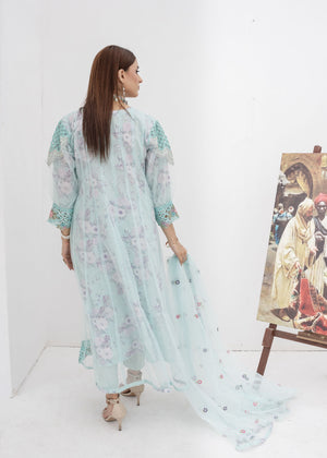 Powder blue Pishwas for Women