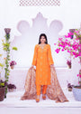 Tangerine Kurta Set for Women