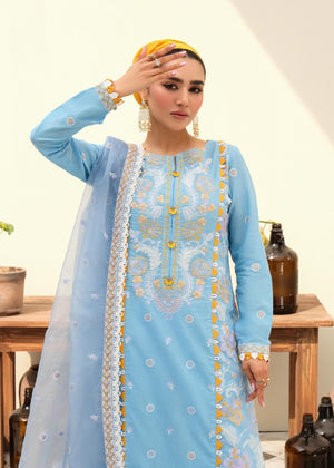 Sky blue Unstitched for Women