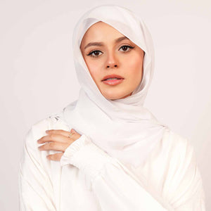 White Hijab for Women