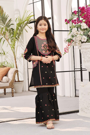 Black Gharara for Girl