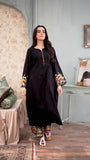Black Kurta Set for Women
