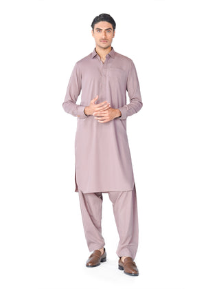 Kameez Shalwar - Coral - Wash & Wear - Mohtaram