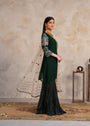 Green Gharara for Women