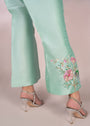 Mint green Trousers for Women