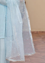 Ice blue Dupatta for Women