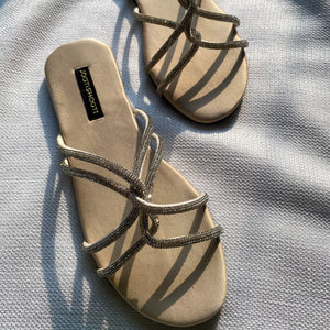 Beige Slides for Women