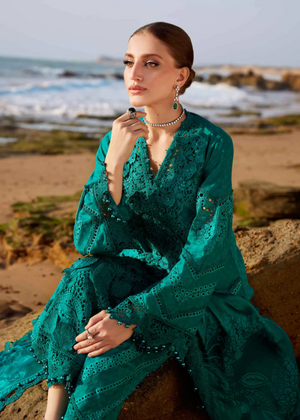 Pine green Unstitched for Women
