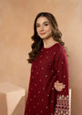 Blood red Kurta Set for Women
