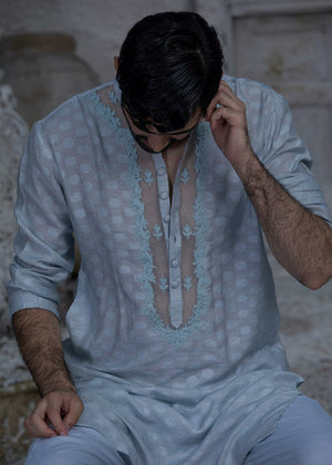 Sky blue Kurta for Men