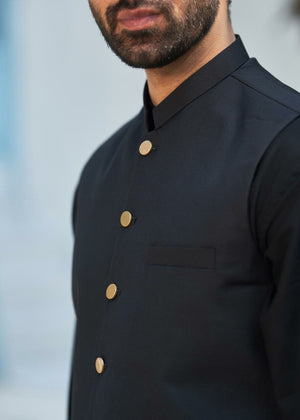 Black Waistcoat for Men