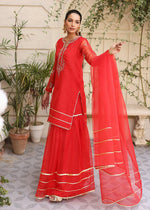 Red Gharara for Women