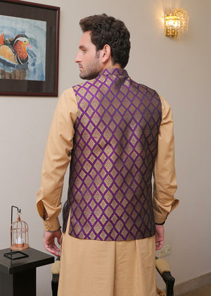 Purple Waistcoat for Men