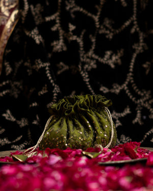 Olive Potli Bag for Women