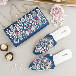 Blue Mules for Women