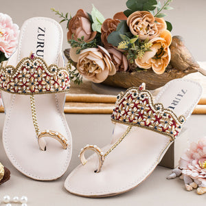White Kolapuri for Women