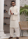Cream Waistcoat for Men