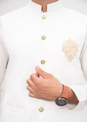 Off-white Waistcoat for Men