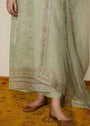 Tea green Kurta Set for Women