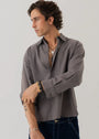 Dark grey Casual Shirt for Men