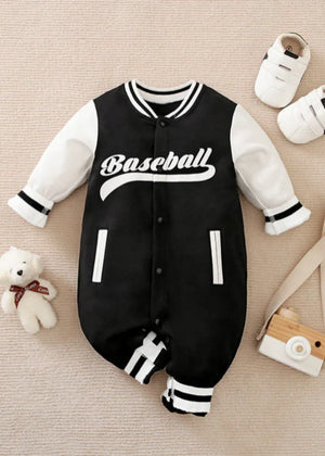 Black Romper for Boy Newborn