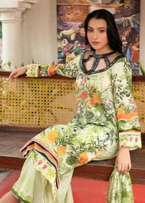 Multi, key lime Kurta Set for Women