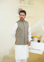 Sand brown Waistcoat for Men