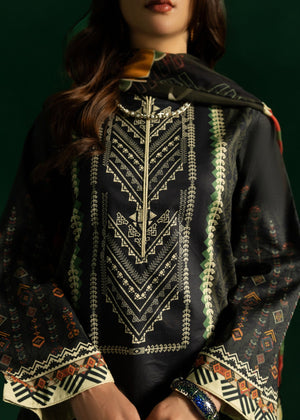 Black Kurta Set for Women