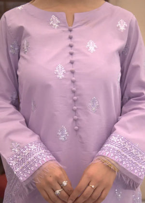 Lilac Kurta Set for Women