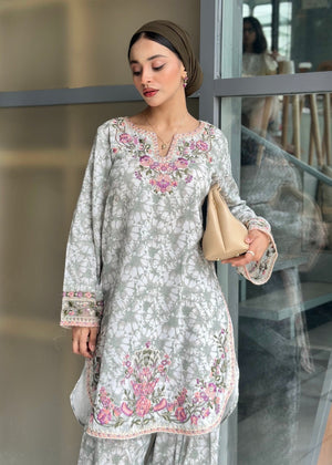 Light grey Kurta Set for Women