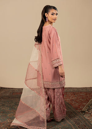 Tea rose pink Kurta Set for Women