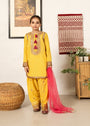 Mustard Kurta Set for Girl