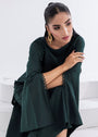 Bottle green Kurta Set for Women