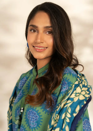 Blue, green Unstitched for Women