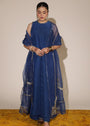 Cobalt blue Kurta Set for Women