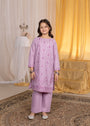 Lilac Kurta Set for Girl