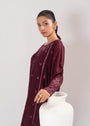 Plum Kurta Set for Women