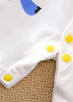 White Romper for Girl Newborn