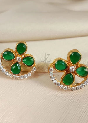 Emerald green Studs for Women