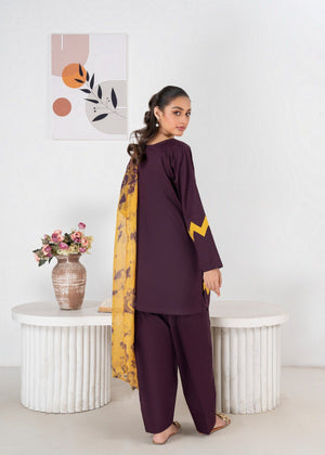 Plum purple Kurta Set for Women