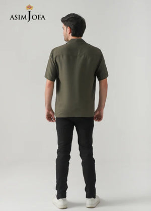 Olive green Casual Shirt for Men