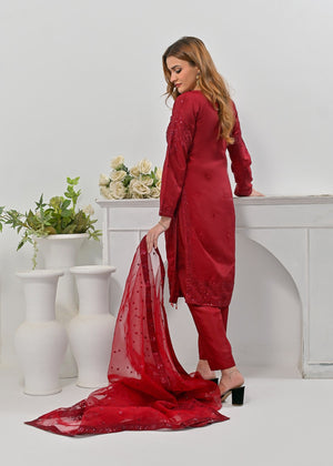 Maroon Kurta Set for Women