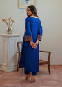 Royal blue Kurta Set for Women