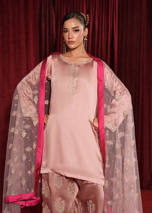 Baby pink Kurta Set for Women